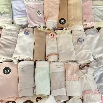 🚀虧本到貨🚀日本🇯🇵庫存雜款內褲女裸安棉蕾絲純棉莫代爾實體地攤清倉貨尾貨