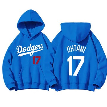 dodgers 美職棒洛杉磯道奇隊Shohei Ohtani 大谷翔平 男童帽T 男童連帽衛衣連帽上衣 男童大學T 男大