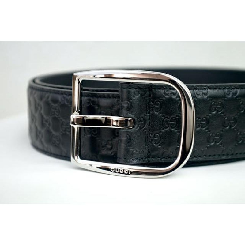 gucci ベルト　シルバーロゴ GUCCI グッチ ベルト 日本未発売 449716 CALF LEATHER カーフ