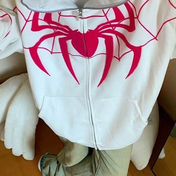 蜘蛛人外套🔥 蜘蛛人：重生日 美式復古刺繡連帽外套 蜘蛛俠韓系外套 情侶外套 彈性舒適材質 生日禮物刺繡蜘蛛俠外套美式