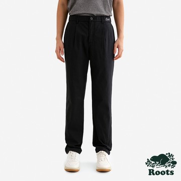 Roots 男裝-OUTDOOR CLUBHOUSE WOVEN 長褲-黑色