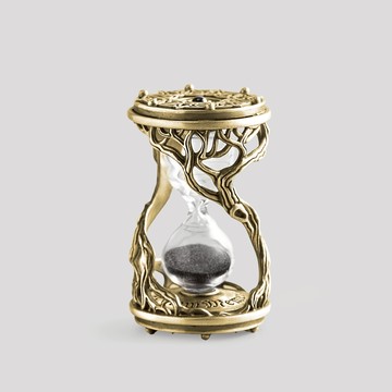 【JK銀飾】永恆沙樹 純銀沙漏／925純銀、黃銅【純銀沙漏、黃銅沙漏、造型沙漏】