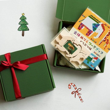 日本Kokuyo 聖誕限定禮物- 動物積木+摺紙書組合