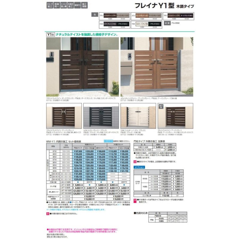 三協アルミ レジリア SP型 0714 両開きセット 門柱タイプ