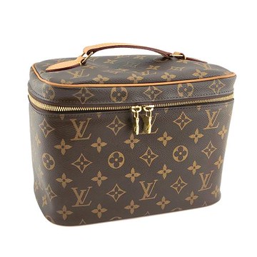 九成新！LV Monogram字紋帆布手提化妝箱包