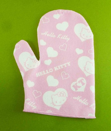 【震撼精品百貨】Hello Kitty 凱蒂貓 沐浴手套 粉【共1款】 震撼日式精品百貨