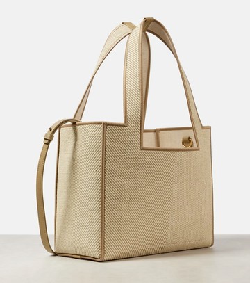 Loewe Loewe Font Medium jacquard canvas tote bag