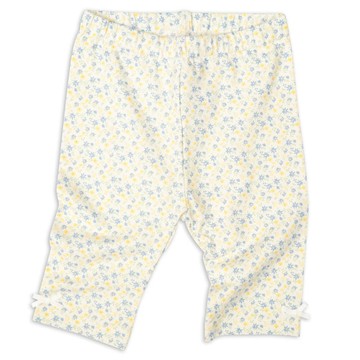 akachan honpo - 5分內搭褲-彈性天竺布-黃色 (120cm)