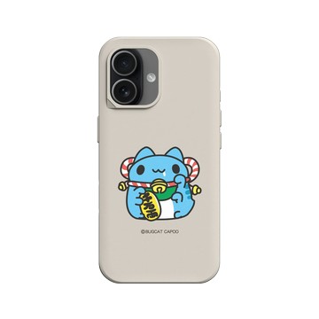 iPhone 17 SolidX 貝殼灰 - 貓貓蟲咖波 Bugcat Capoo - 招財咖波