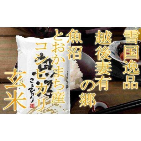 ふるさと納税 ●定期便・玄米● 越後妻有の郷 魚沼十日町産コシヒカリ 新潟県十日町市