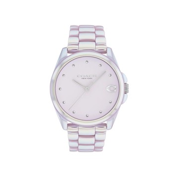 COACH GREYSON粉彩陶瓷鍊帶腕錶-36mm