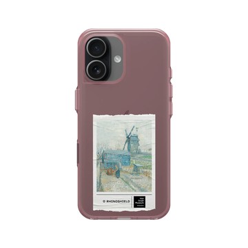 iPhone 17 Clear (相機按鈕) 晶醺玫 - Van Gogh Museum - 蒙馬特：風車和耕田