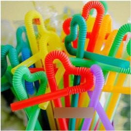 【藝術吸管-彩色-PP-直徑6*長270mm-70左右/包-8包/組】一次性吸管 魔幻造型 可樂飲料奶茶吸管，批發量大從優多色可選-7501009