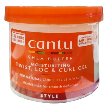 cantu 乳木果油保濕捲髮定型凝膠  369g  1個