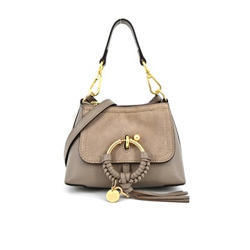 SEE BY CHLOE JOAN 麂皮迷你肩背/斜背包（灰色）_廠商直送