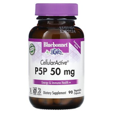 Bluebonnet Nutrition, CellularActive P-5-P，50 毫克，90 粒素食膠囊