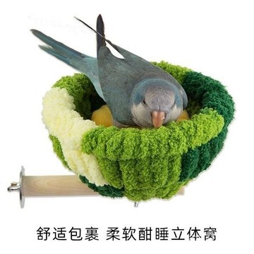 中小型鸚鵡鳥窩 手工編織鳥窩 保暖柔軟鳥窩 舒適可拆洗鳥窩 牡丹 玄鳳 寵物窩 繁殖窩