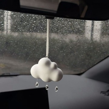 商城熱賣⭐車載擺件 掛件 創意趣味擺件雲朵雨滴車掛車載香薰車內吊飾裝飾品汽車後視鏡車載掛件掛飾香氛