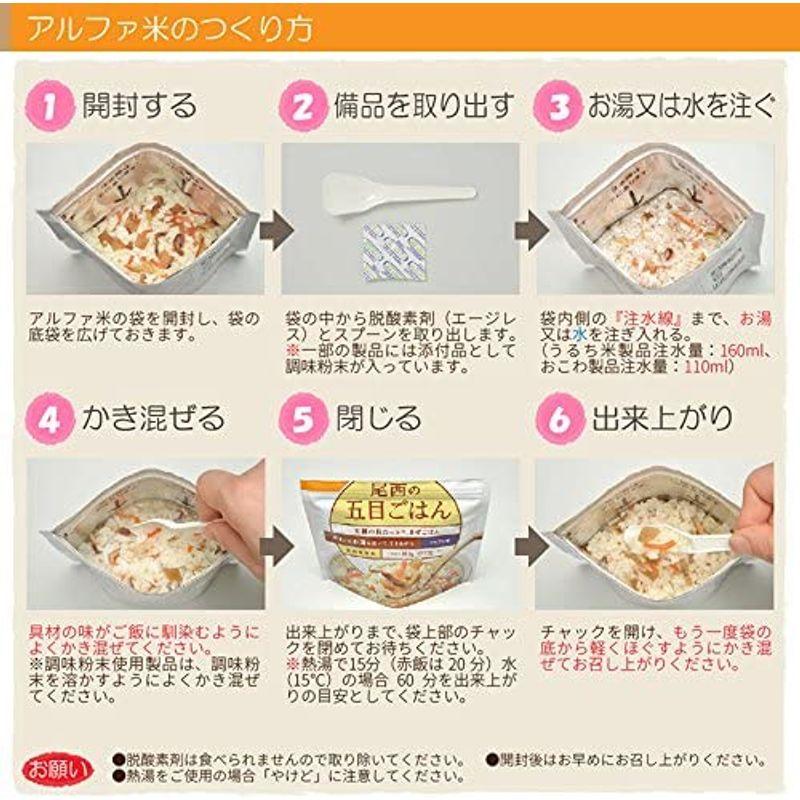 尾西食品 アルファ米 オニシのビリヤニ 1食分80g×10個