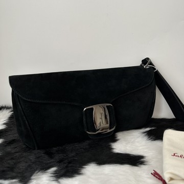 Ferragamo 菲拉格慕 麂皮 手拿包