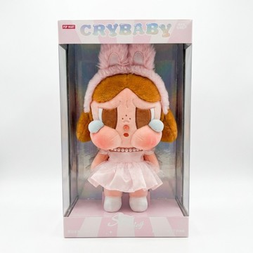 POPMART 泡泡瑪特 CRYBABY SHINY 毛絨公仔 哭娃 正版 手辦 盲盒 公仔 吊飾 掛飾 全新 粉色款