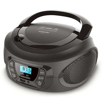 wonder 旺德電通 CD/MP3/USB 手提立體聲音響  黑色  WS-B037U