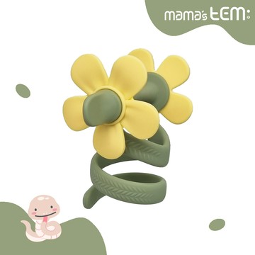 固齒器【小龍捲花-贈輕量泡泡盒】-韓國MAMA's TEM固齒器