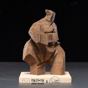 【Code Statue】太極疊疊樂立體拼圖  推手I  朱銘美術館聯名款