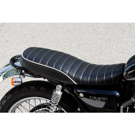 CB400SS タックロールシート 社外 白パイピング ナイトロヘッズ