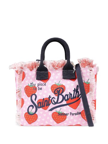 MC2 Saint Barth Kids - mini Vanity graphic-print bag - kids - Cotton - One Size - Pink