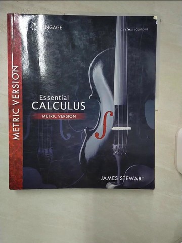 【書寶二手書T1／大學理工醫_FAY】Essential Calculus Metric Version （Custom Solutions）_Stewart