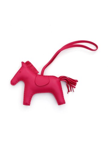 Hermès Pre-Owned - 2000 Rodeo Agneau Milo bag charm - women - Lamb Skin - One Size - Pink