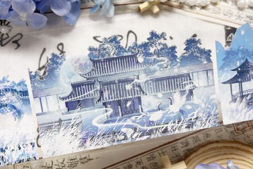 3224 蘆台瑤雪 PET 紙膠帶 貝殼光 10米卷