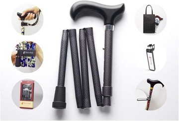 【新年禮盒】繽紛生活折疊手杖-紳士格紋 長輩生日禮物 紳士拐杖