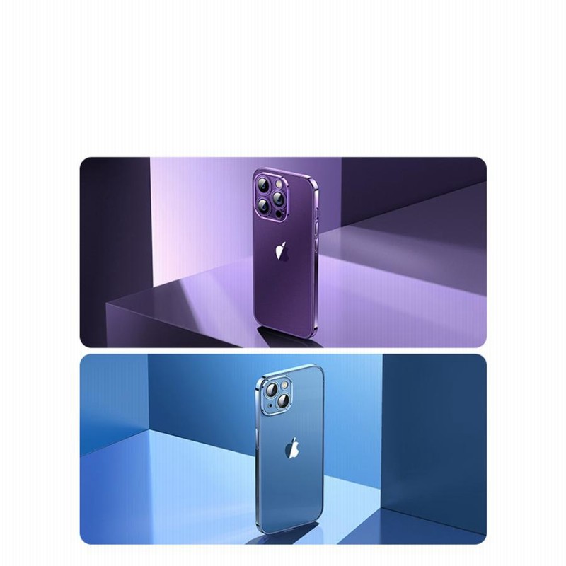 現品限り❣️ RHINOSHIELD iPhone14ケース パープル 紫 iphone14 ケース クリア iphone14 pro max ケース パープル