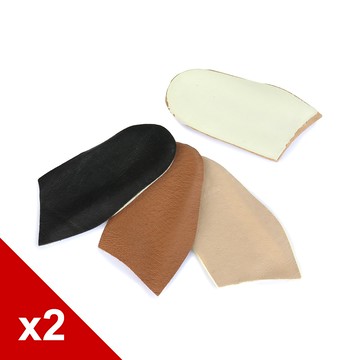 糊塗鞋匠 優質鞋材 E02 6mm豚皮乳膠後跟足弓墊 2雙