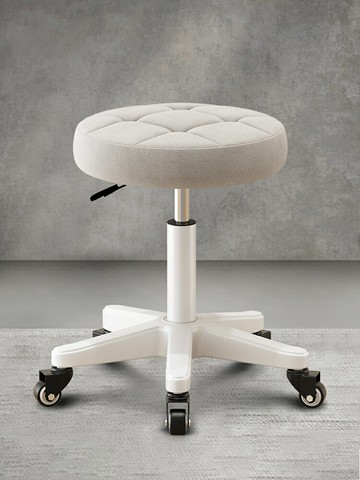 吧台椅 吧臺椅帶輪子家用現代簡約美容凳轉椅前臺高腳凳升降萬向滑輪圓凳
