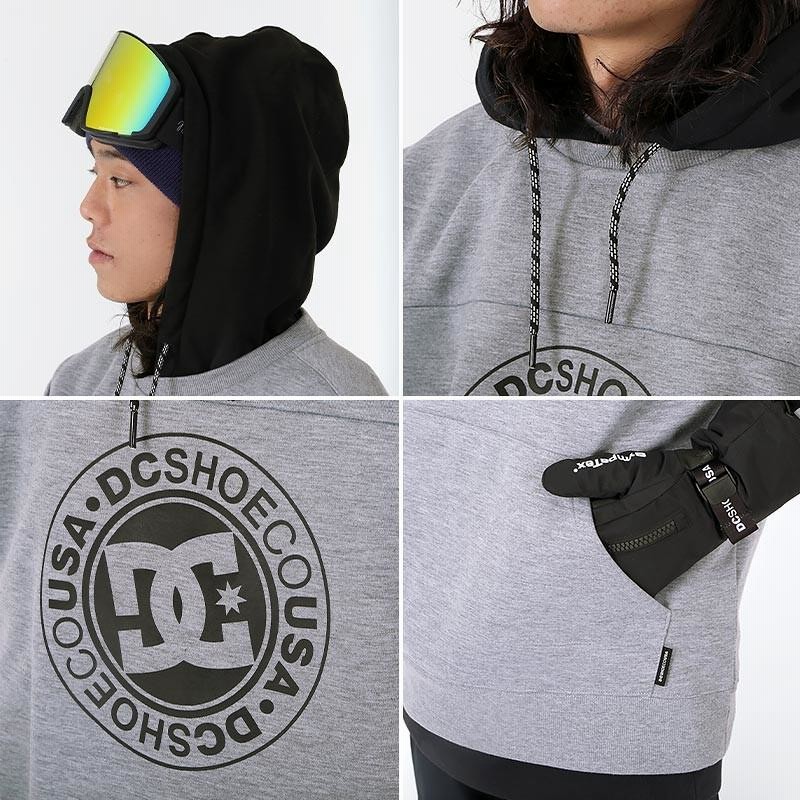 幅広type DC SHOES ディーシーシューズ スキーウェア パーカー ロゴ