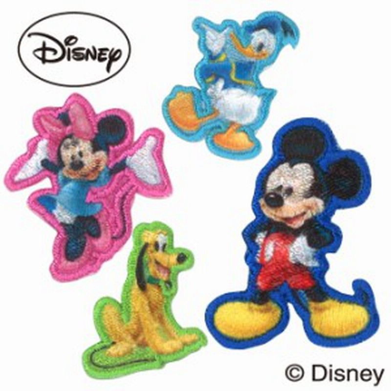 ワッペン ミニワッペン ミッキー ミニー ディズニー アイロン シール かわいい 刺繍 キャラクター グッズ プレゼント 服 通販 Lineポイント最大2 0 Get Lineショッピング