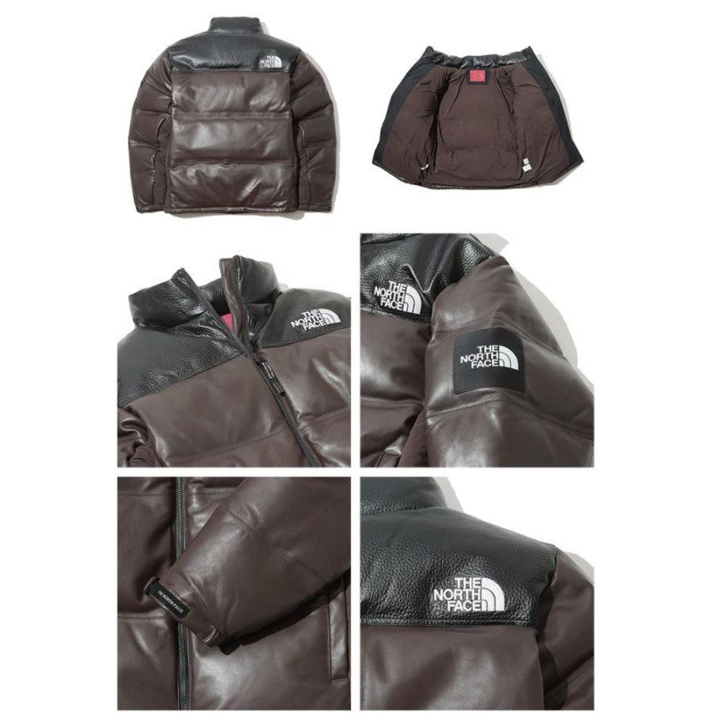 THE NORTH FACE ノースフェイス ダウン LEATHER NUPTSE DOWN JACKET 