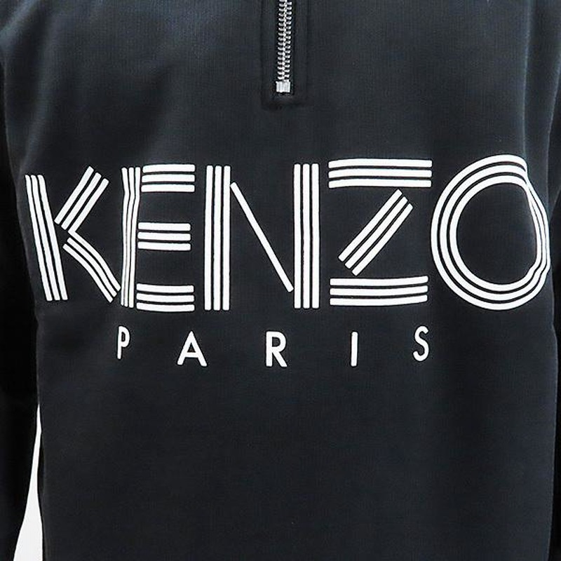 KENZO ケンゾー SPORT HALF-ZIP SWEATSHIRT F765SW1604MD 99 スポーツ