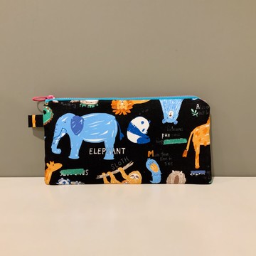 動物的夜晚—-鋪棉手機袋/錢包/筆袋