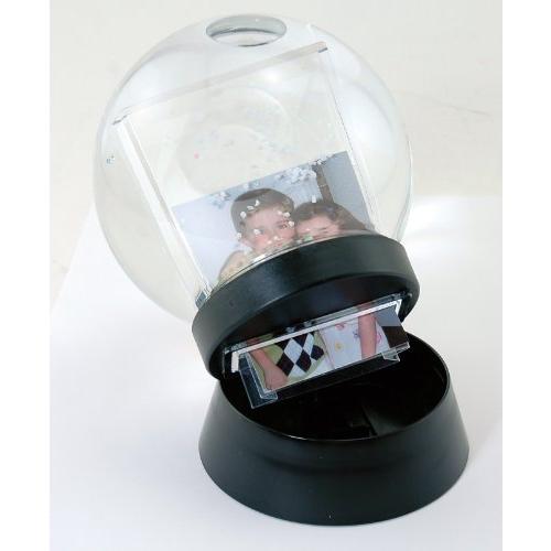 Inc Photo Snow Globe with Black Base