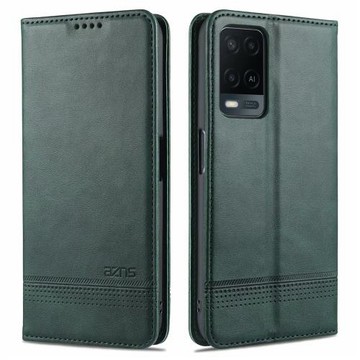 適用oppo4G A54磁吸翻蓋手機殼插卡錢包帶蓋皮套全包硅膠軟殼防摔