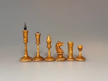 最稀有傑出的俄羅斯蘇維埃西洋棋組 阿維爾巴赫二世