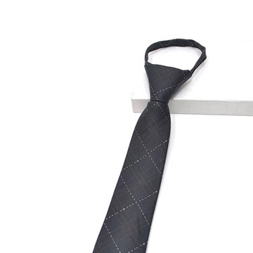 【拉福】領帶高質西棉領帶6cm領帶拉鍊領帶-拉鍊(兒童)