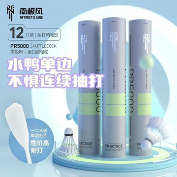 🚚臺灣出貨💨南極風正品PR5000羽毛球持久耐打室內外訓練小熊貓大熊貓12只裝