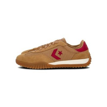 Converse Run Star Trainer 男鞋 女鞋 棕粉紅色 流星 復古 麂皮 休閒鞋 A17669C