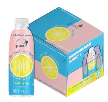 金博家 粉紅鹽檸檬飲 500毫升 X 12入