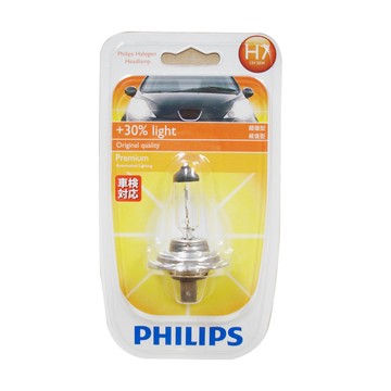 PHILIPS 頭燈 吊卡 加亮型30% H7(車麗屋)